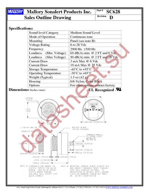 SC628 datasheet  